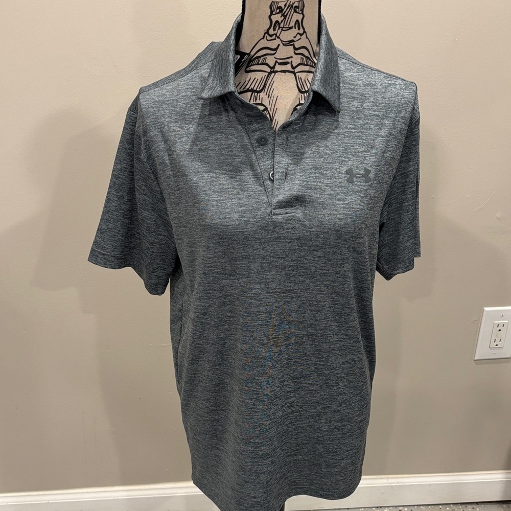 Under Armour Gray Polo Shirt, Men’s Size Small, NWT